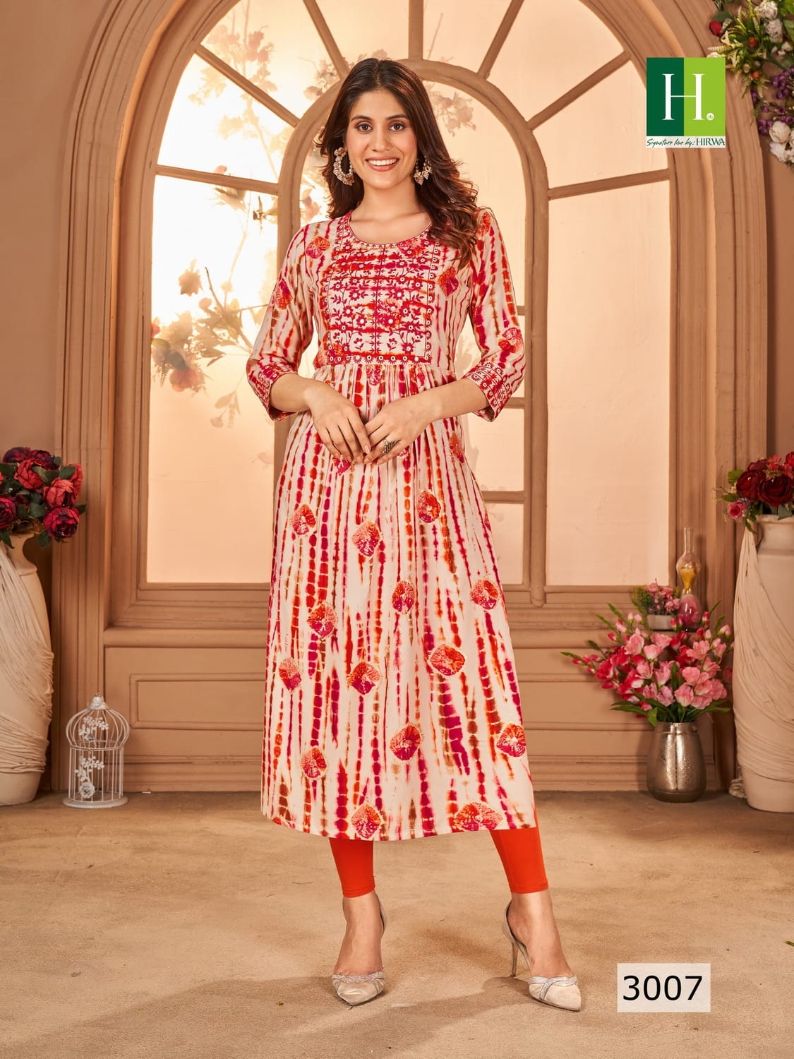 Shibori Vol 3 By Hirwa Nyra Cut Printed Kurtis Catalog
